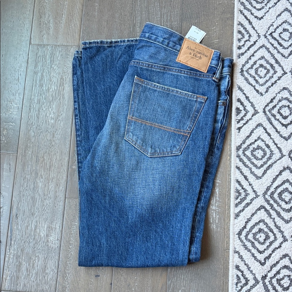 Abercrombie & Fitch Classic Blue Straight Jeans